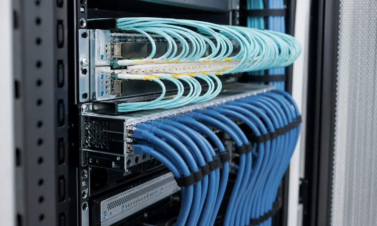 Representative structured network and fiber connections