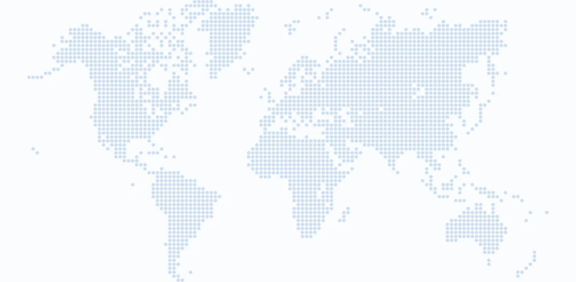 Recognizable world geography with data center service regions